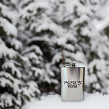 Load image into Gallery viewer, 8oz Papa&#39;s Secret Stash Stainless Steel Flask