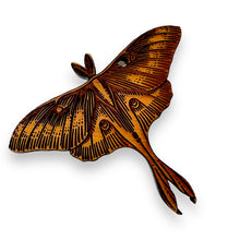 Load image into Gallery viewer, Luna Moth - Cedar Ornament