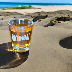 2oz Bazinga! Shot Glass