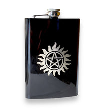 Load image into Gallery viewer, 8oz BLACK Anti Possession Flask