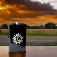 Load image into Gallery viewer, 8oz BLACK Anti Possession Flask