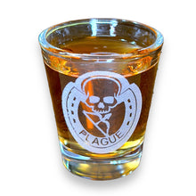 Load image into Gallery viewer, 2oz Four Horsemen PLAGUE Shot Glass