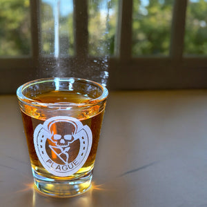 2oz Four Horsemen PLAGUE Shot Glass