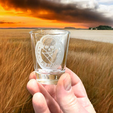 Load image into Gallery viewer, 2oz Four Horsemen PLAGUE Shot Glass