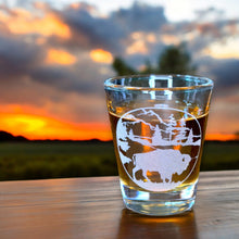 Load image into Gallery viewer, 2oz Free Range American Bison Shotglass LASER