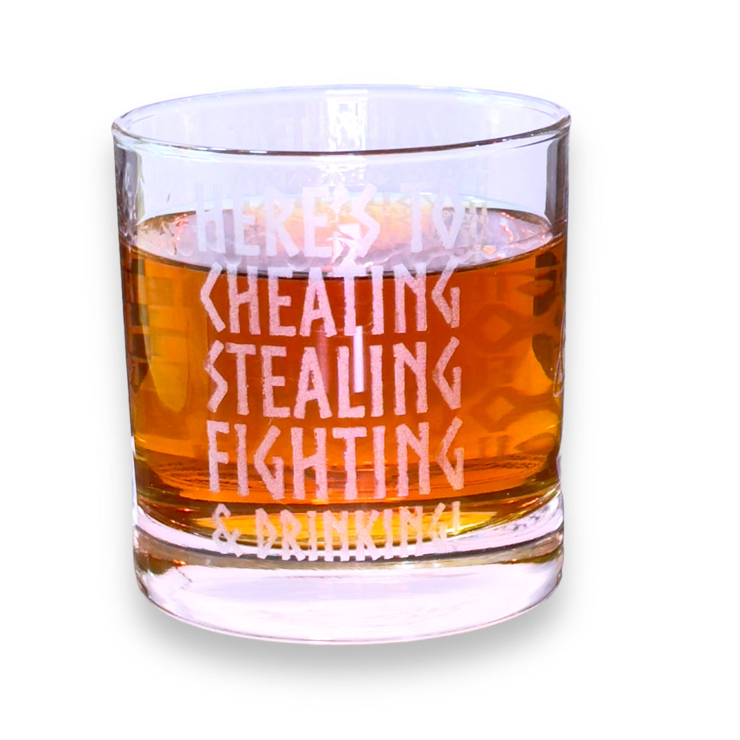 Rocks Glass - Viking Toast - Double Old Fashioned