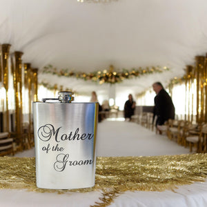 8oz Mother of the Groom Stainless Steel Flask