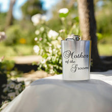 Load image into Gallery viewer, 8oz Mother of the Groom Stainless Steel Flask