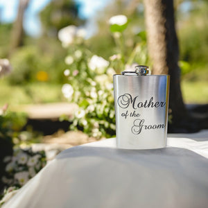 8oz Mother of the Groom Stainless Steel Flask