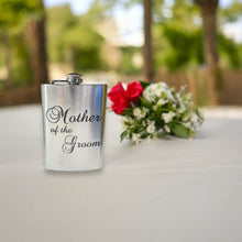 Load image into Gallery viewer, 8oz Mother of the Groom Stainless Steel Flask