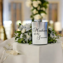 Load image into Gallery viewer, 8oz Mother of the Groom Stainless Steel Flask