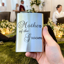 Load image into Gallery viewer, 8oz Mother of the Groom Stainless Steel Flask