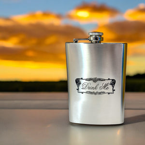 8oz Drink Me Flask