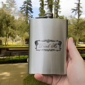 8oz Drink Me Flask