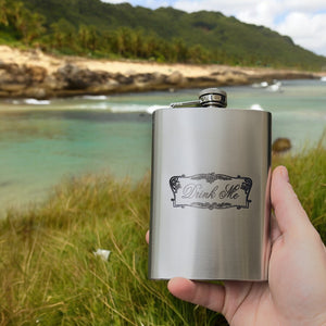 8oz Drink Me Flask