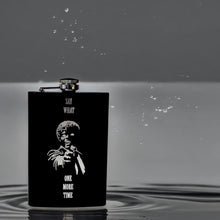 Load image into Gallery viewer, 8oz Say What One More Time BLACK Flask