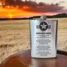 Load image into Gallery viewer, 8oz Airmans Creed Flask