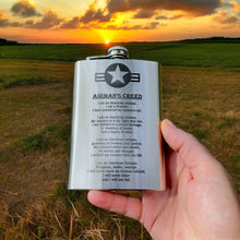 Load image into Gallery viewer, 8oz Airmans Creed Flask