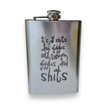 Load image into Gallery viewer, 8oz It&#39;s All Giggles Stainless Steel Flask