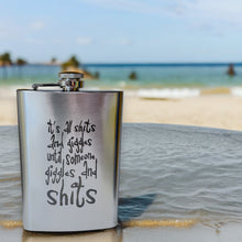 Load image into Gallery viewer, 8oz It&#39;s All Giggles Stainless Steel Flask