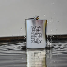 Load image into Gallery viewer, 8oz It&#39;s All Giggles Stainless Steel Flask