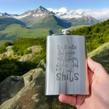 Load image into Gallery viewer, 8oz It&#39;s All Giggles Stainless Steel Flask