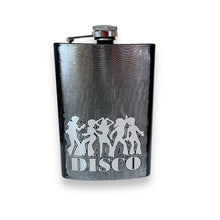 Load image into Gallery viewer, 8oz BLACK Disco Flask