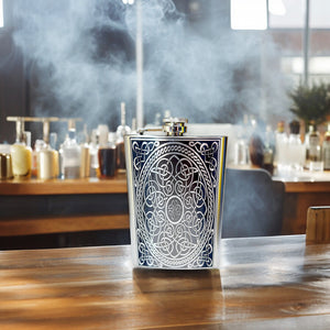 8oz Celtic Design Stainless Steel Flask