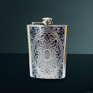 8oz Celtic Design Stainless Steel Flask