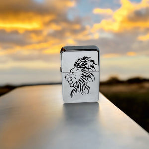 Lighter - Lion CHROME