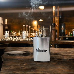 8oz The Grandmother Stainless Steel Flask