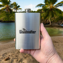 Load image into Gallery viewer, 8oz The Grandmother Stainless Steel Flask