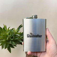 Load image into Gallery viewer, 8oz The Grandmother Stainless Steel Flask