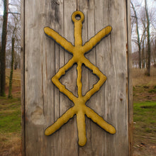 Load image into Gallery viewer, Ornament - CUSTOM - Viking Protection Rune Ornament