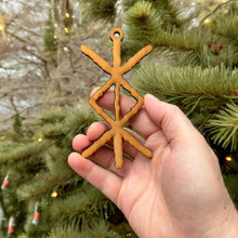 Load image into Gallery viewer, Ornament - CUSTOM - Viking Protection Rune Ornament