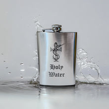 Load image into Gallery viewer, 8oz Holy Water Stainless Steel Flask