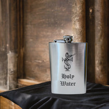 Load image into Gallery viewer, 8oz Holy Water Stainless Steel Flask