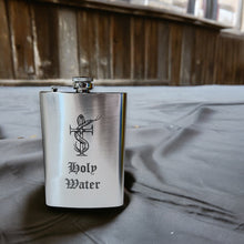 Load image into Gallery viewer, 8oz Holy Water Stainless Steel Flask