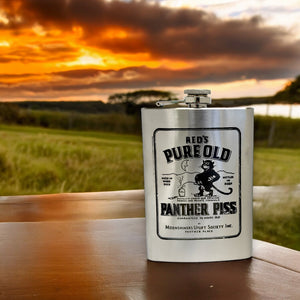 8oz Panther Piss Stainless Steel Flask