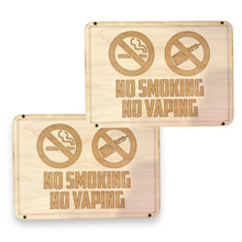 Load image into Gallery viewer, Sign - No Smoking No Vaping Sign 8x12 (QTY 2 SIGNS)