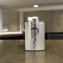 Load image into Gallery viewer, 8oz Vet Tech Stainless Steel Flask