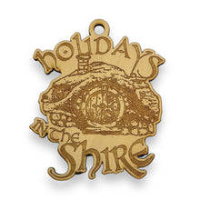 Load image into Gallery viewer, Ornament - Holidays in the Shire - Raw Wood 4x3n