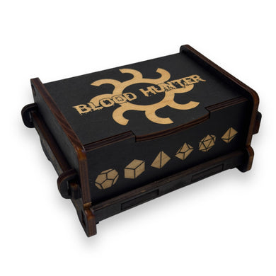 Dice Box - Black - Blood Hunter - 6x4x3