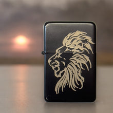 Load image into Gallery viewer, Lighter - Lion BLACK lighter