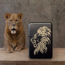 Load image into Gallery viewer, Lighter - Lion BLACK lighter