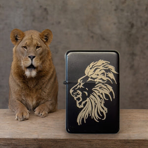 Lighter - Lion BLACK lighter