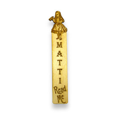 Bookmark - PERSONALIZED - Alice - Read Me