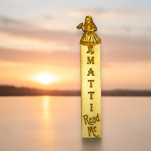 Bookmark - PERSONALIZED - Alice - Read Me