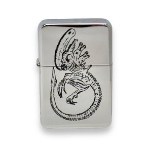 Lighter - Alien Fossil - Chrome