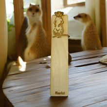 Load image into Gallery viewer, Bookmark - MeerKat - Birch wood